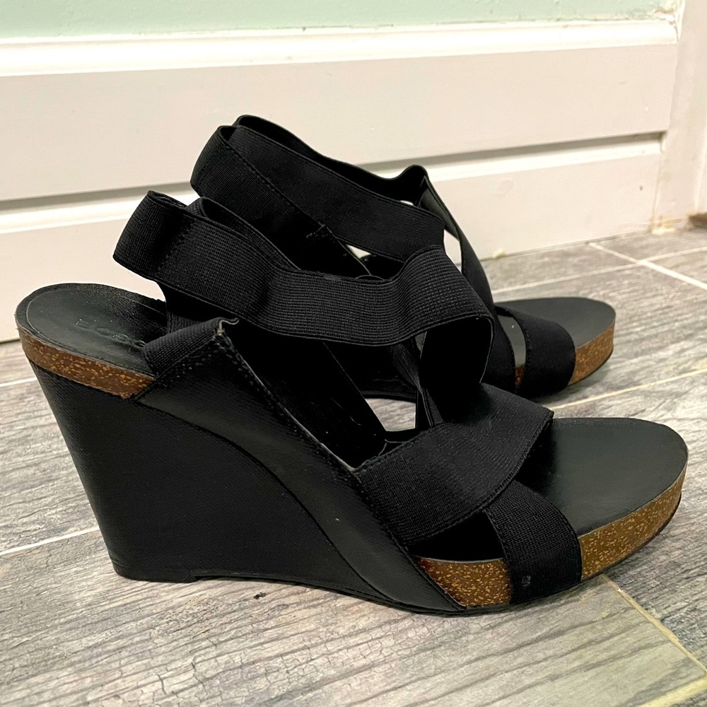 BCBG wedge sandals
